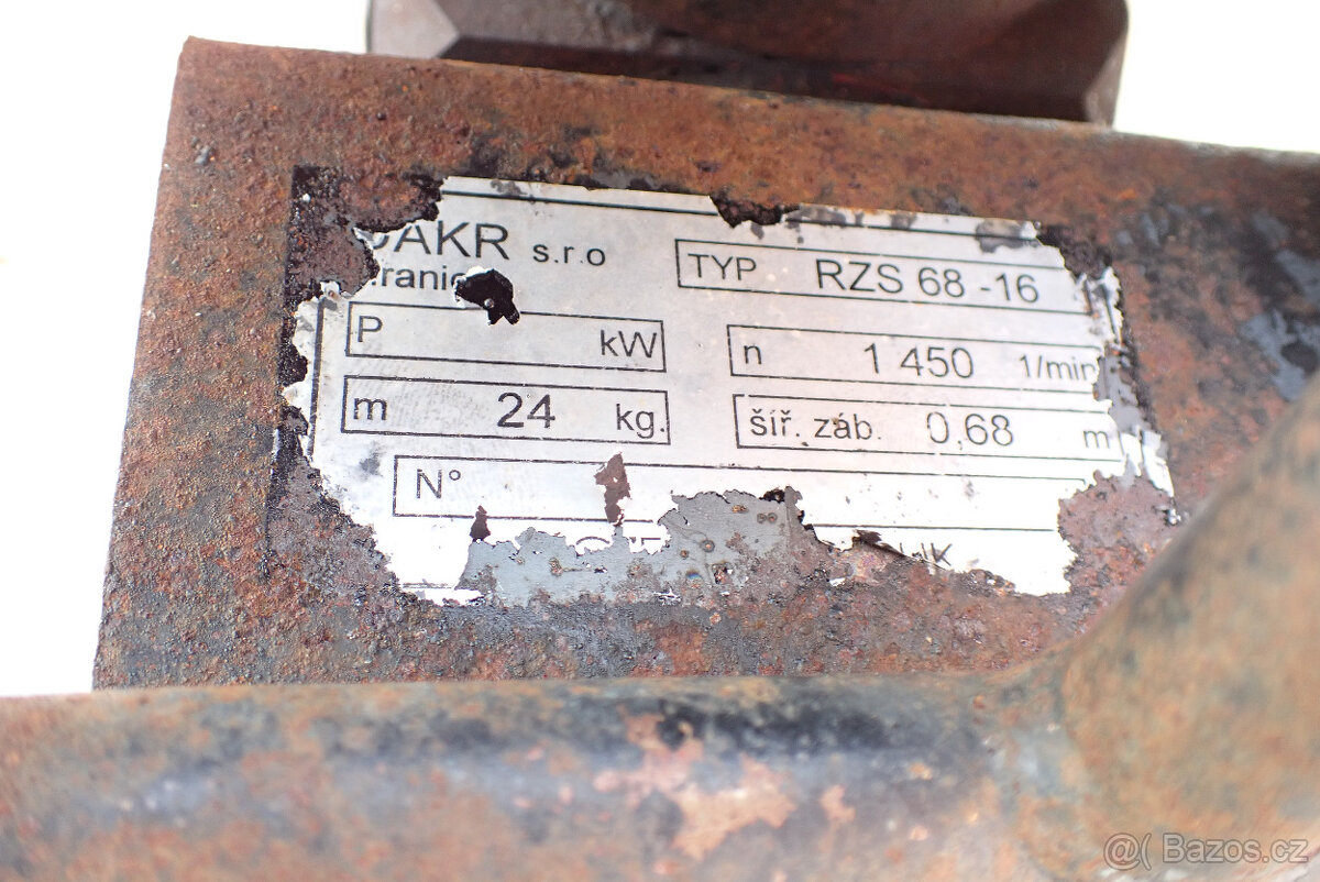 vari - bubnová sekačka Dakr RZS 68-16 + náhradní nože - 8