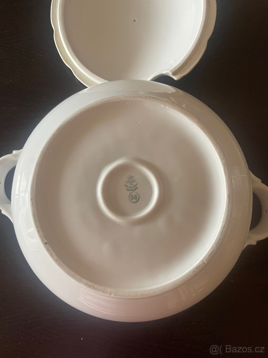 Porcelánová terina a omáčník Thun - 8