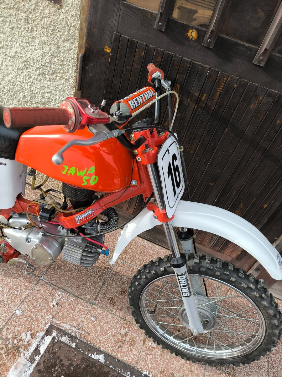 Jawa 50 cross, pionyr, fichtl - 8
