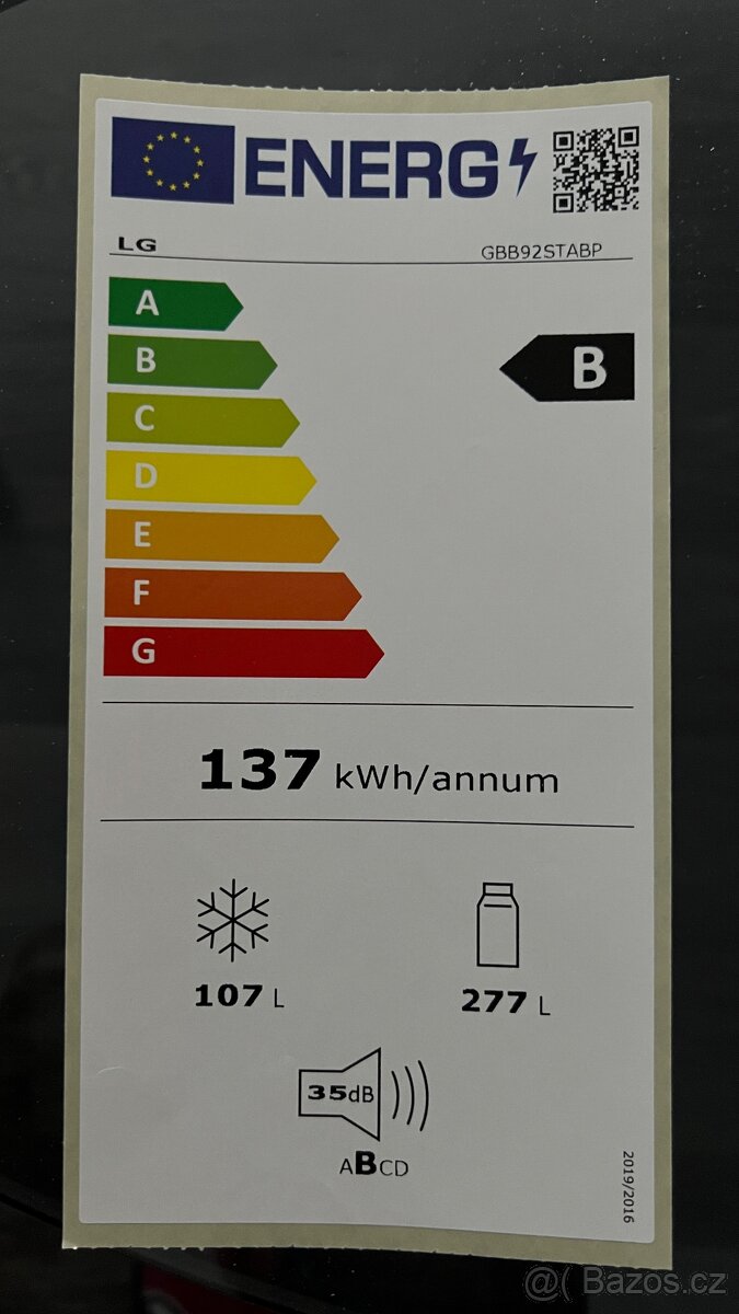 Lednice LG GBB92STABP - 8