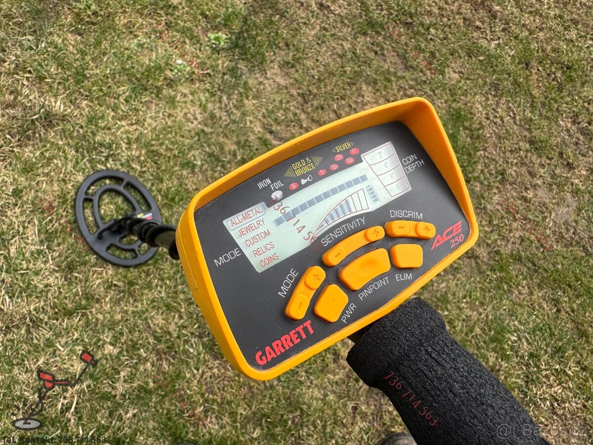 Detektor kovů Garrett Ace 250 - 8