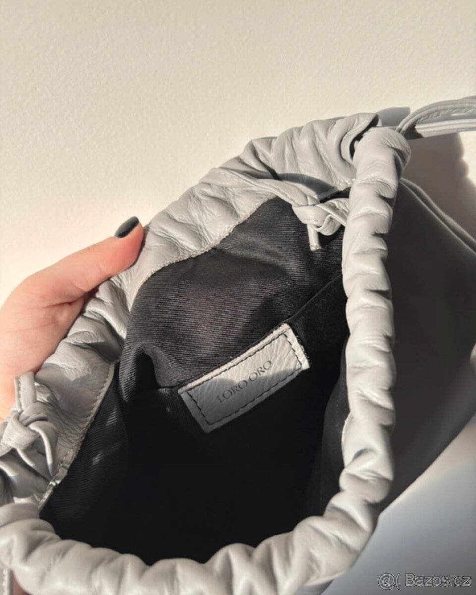 Kožená kabelka Roccia LORO ORO - 8