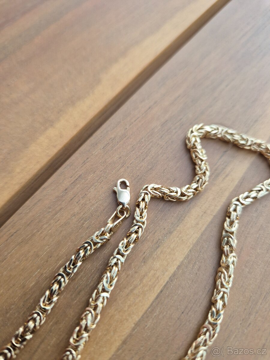 Zlatý řetízek se zlatým přívěskem - 8