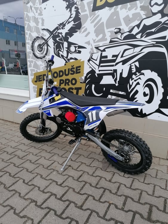 Pitbike Shark 125cc 17/14 modrá - 8