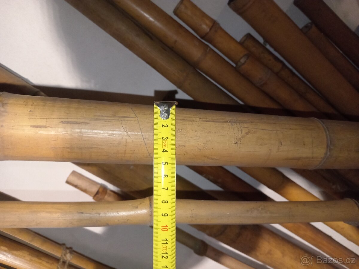 Bambus tyče mix, 1-3m, průměr 3-8cm - 8
