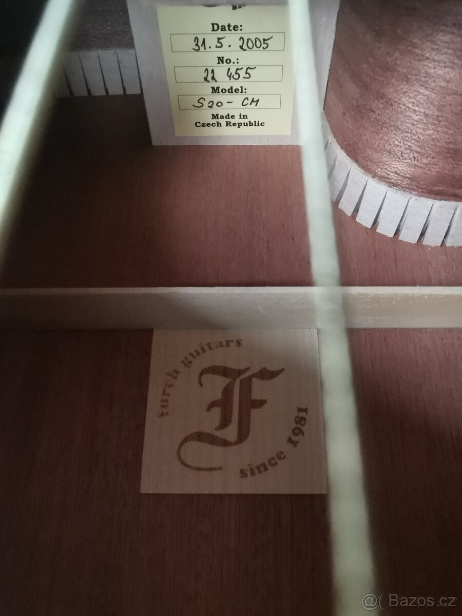 Akusticko-elektrická kytara Furch s ekvalizérem (cutaway) - 8