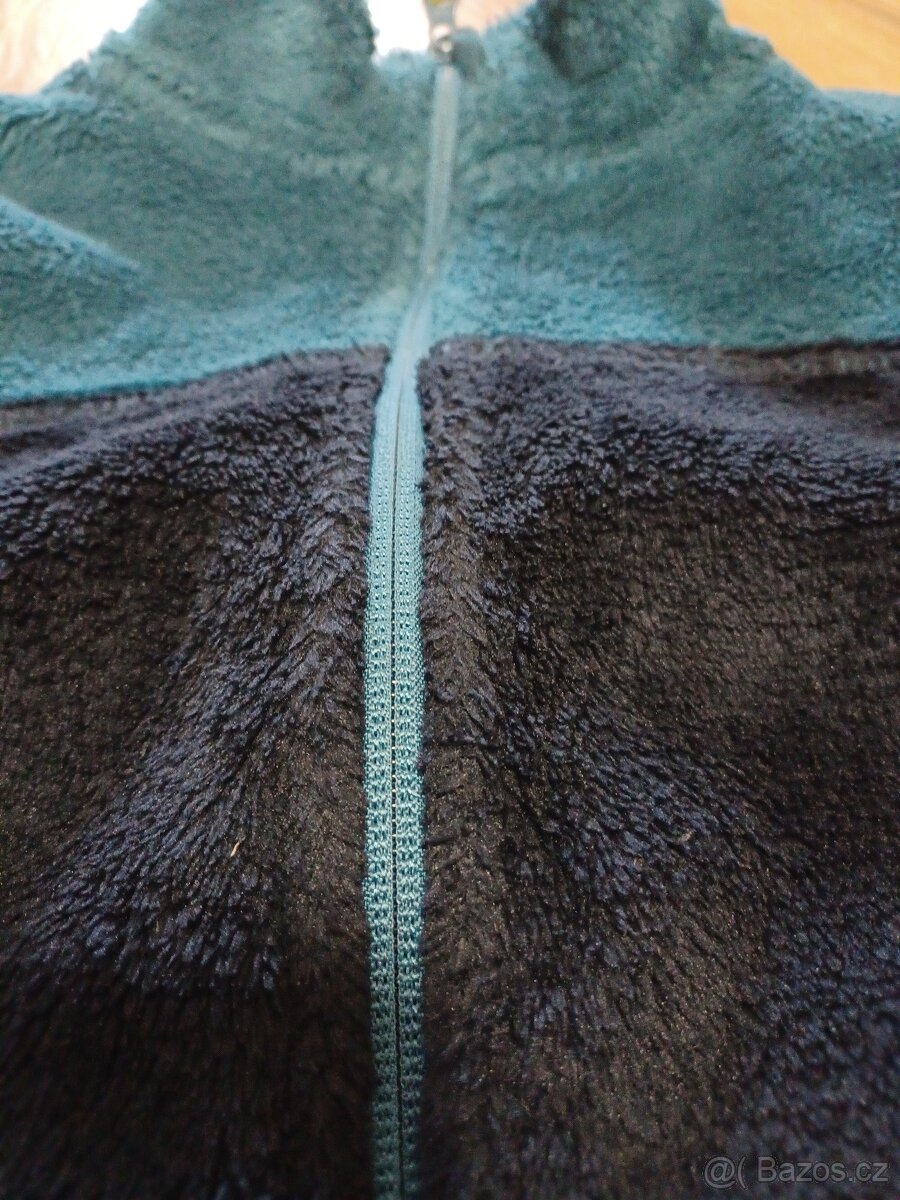 Hřejivá mikina modro zelená 158/164 - 8
