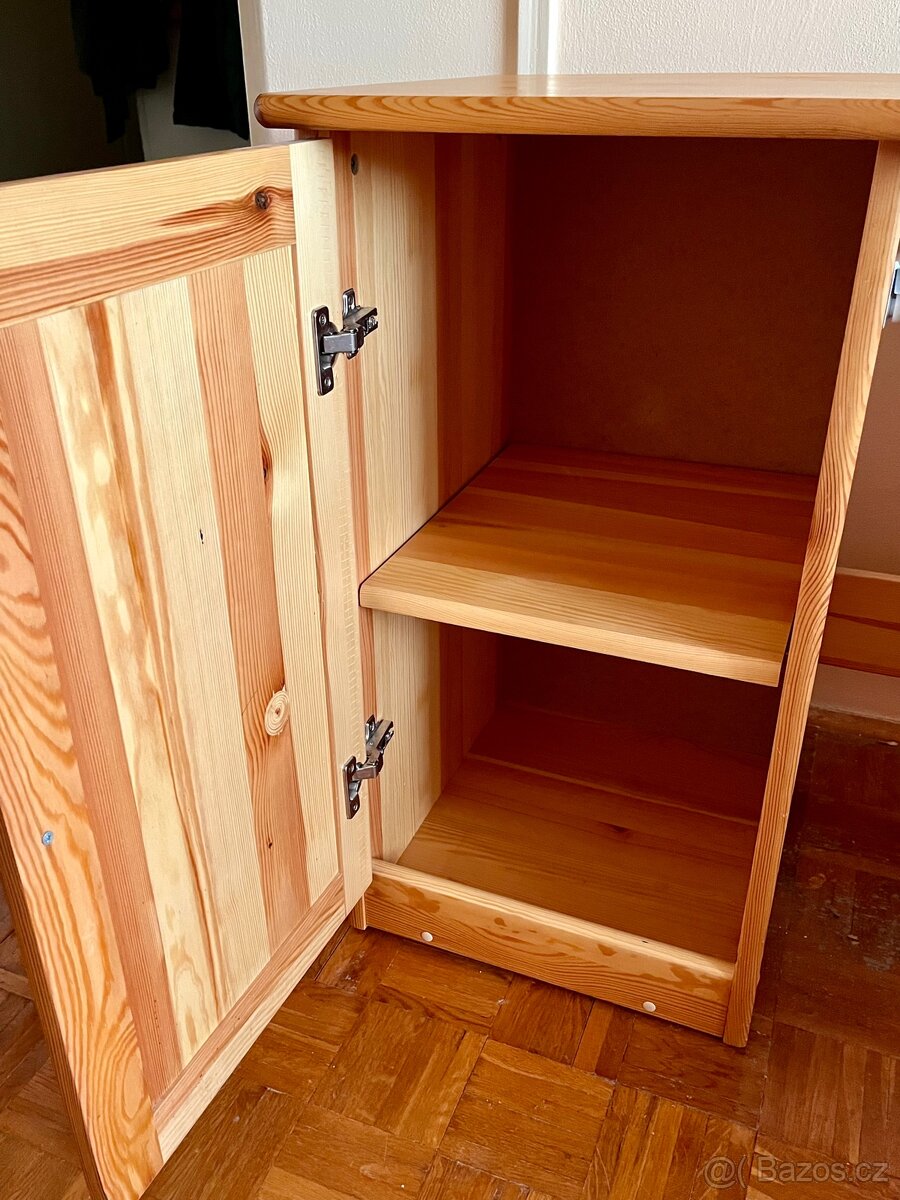 Psací stůl z masivu (borovice) + židle - 8