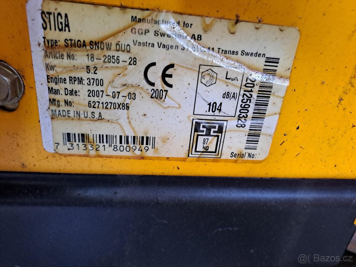 Sněžná fréza Stiga Snow Duo - 8