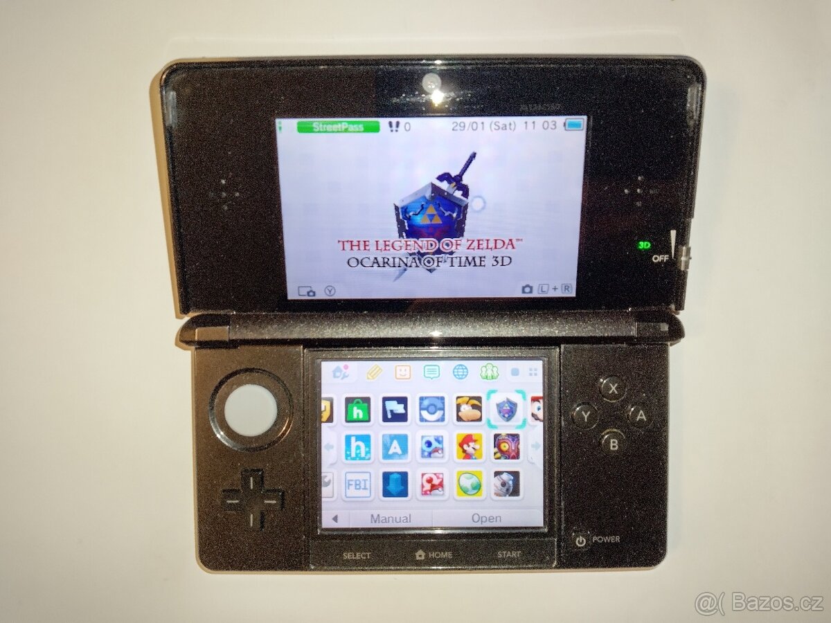 Nintendo 3DS + 64GB SD CARD s hrami pokemon - 8