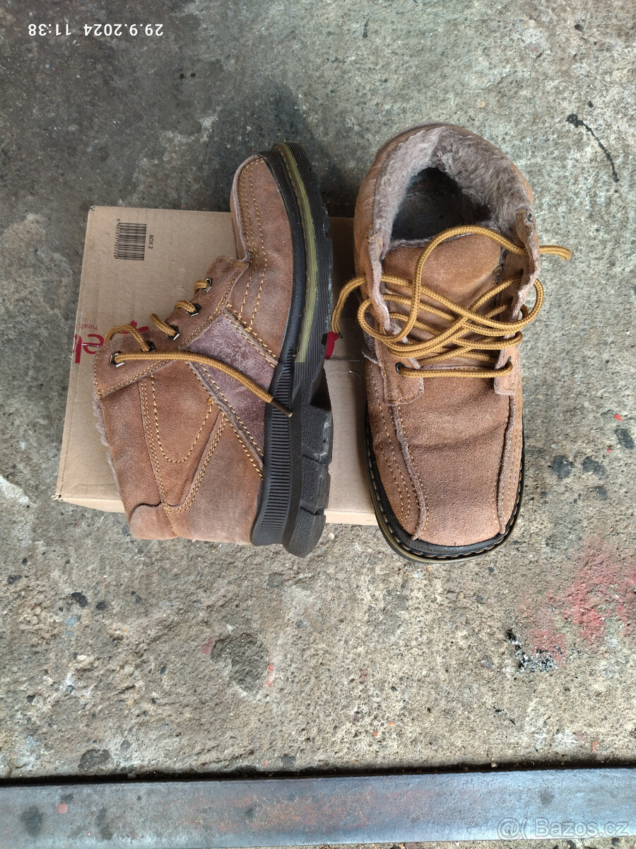 Kožené boty, vel. 37 - 8