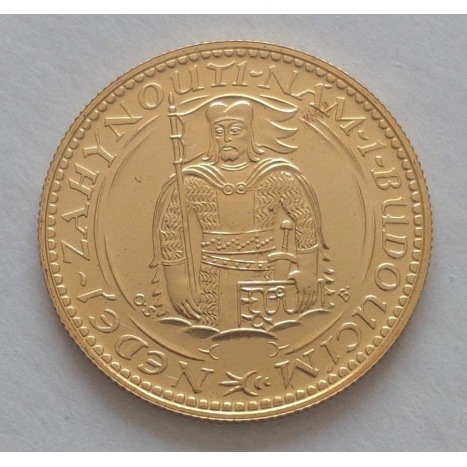 ZLATÝ ČÍSLOVANÝ JUBILEJNÍ SVATOVÁCLAVSKÝ DUKÁT 2018 - 500 ks - 8
