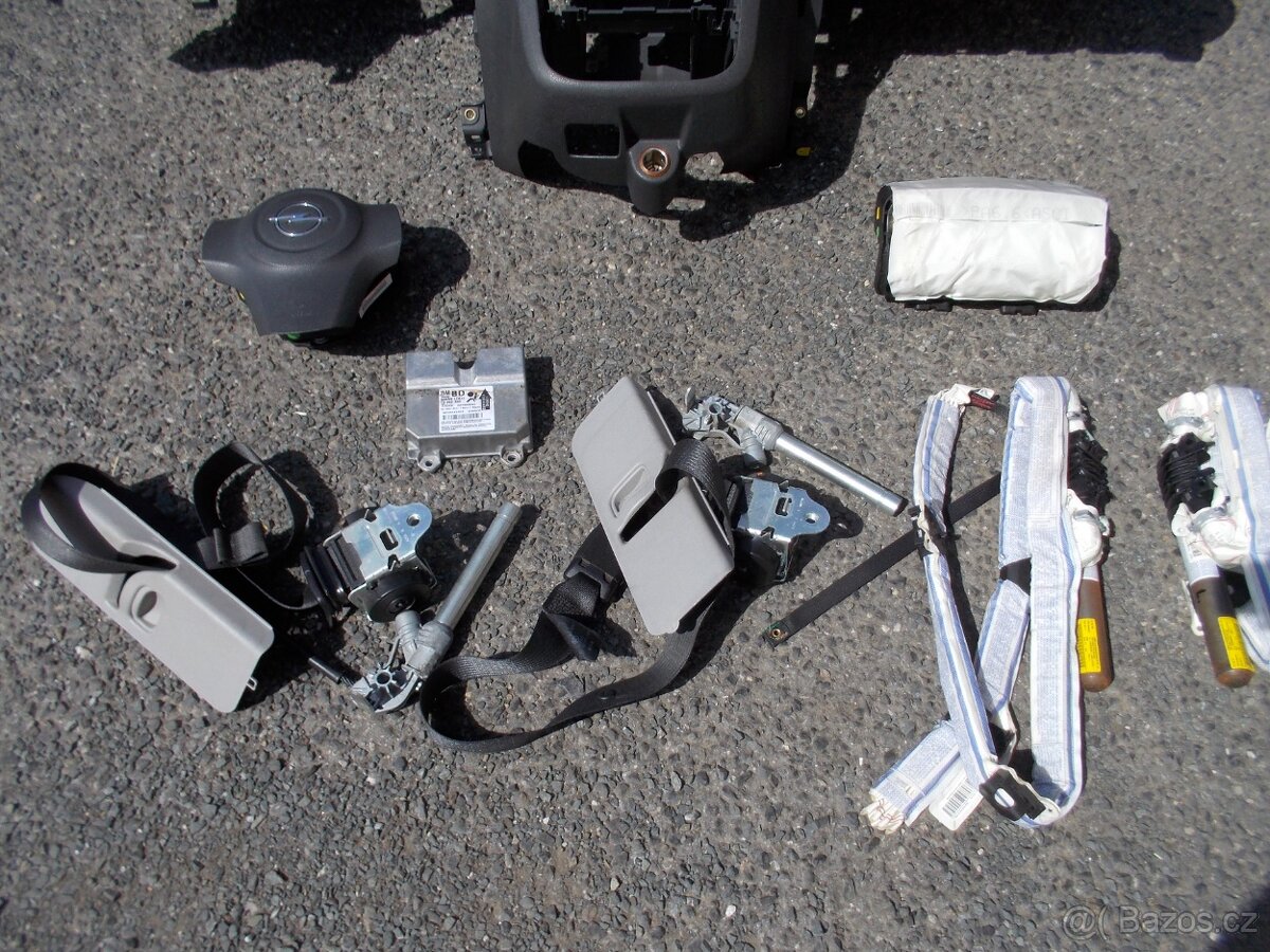 Airbagová sada Opel Corsa D - 8