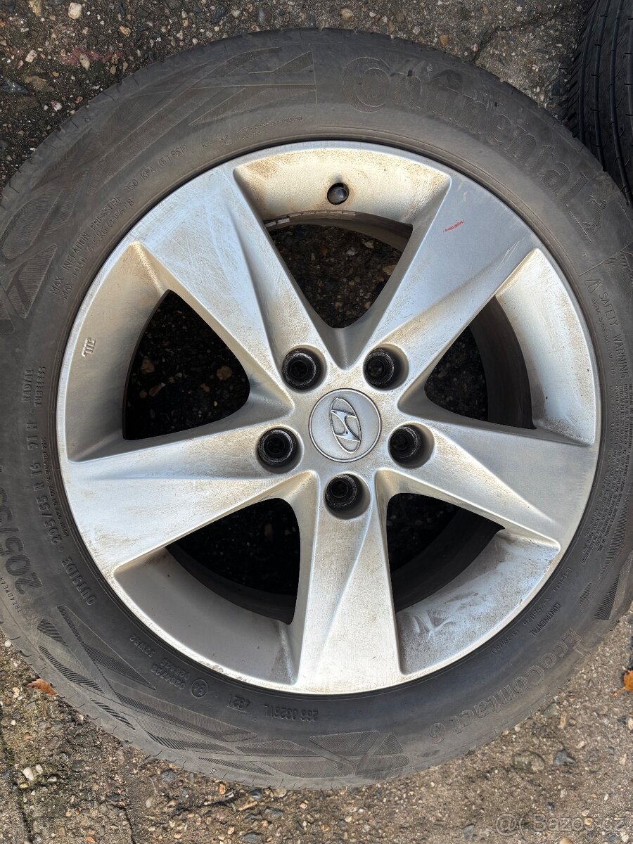 Originální hliníkové disky Hyundai - 8