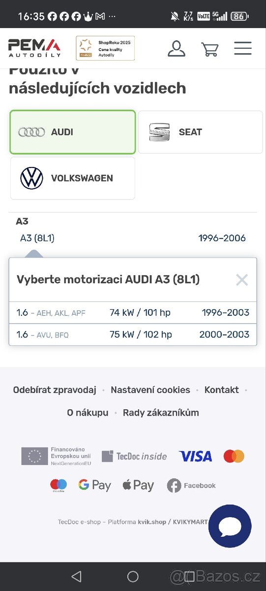 Výfuk Bosal . 278-145. - 8