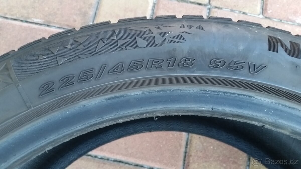 225/45 R18 95V XL zimní pneu NEXEN rok 2024 7-8mm - 8