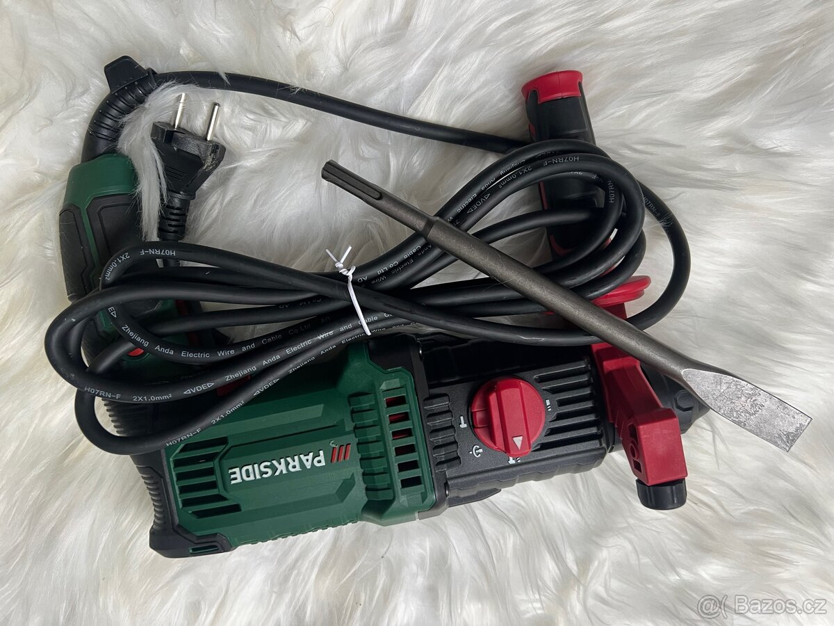 Vrtací a sekací kladivo Parkside Nové nepoužité PC 1800 Kč - 8