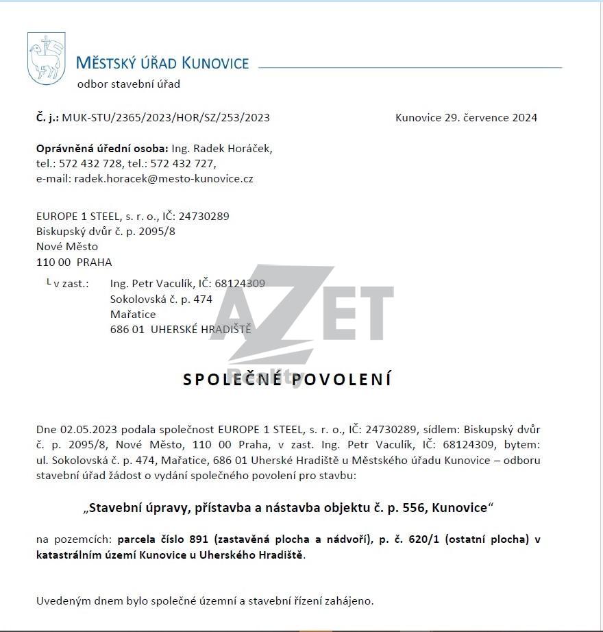 Prodej, Pension 747 m2, Kunovice - 8