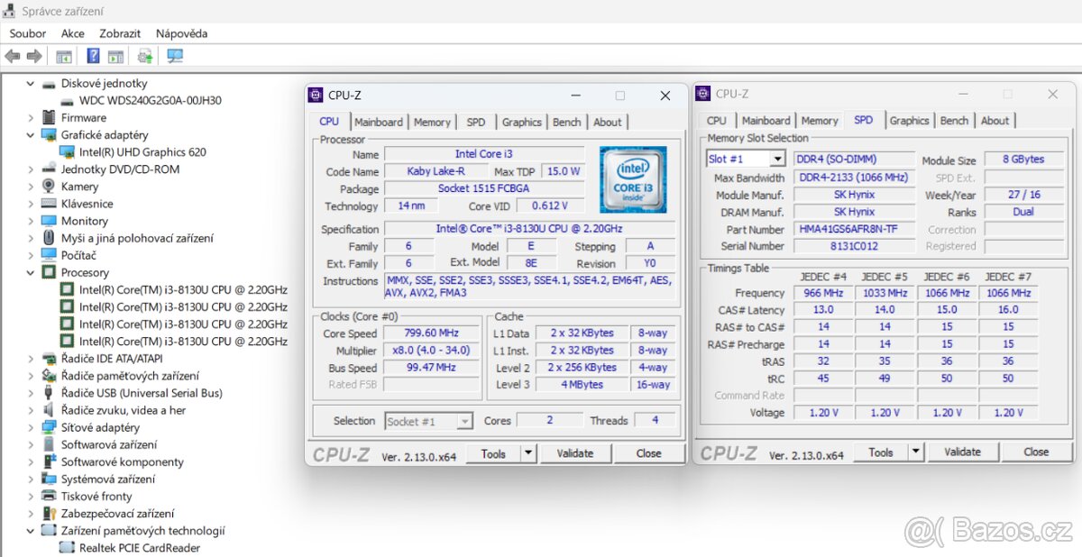 Notebook Fujitsu Lifebook A359 (CD/DVD vypalovačka) - 8