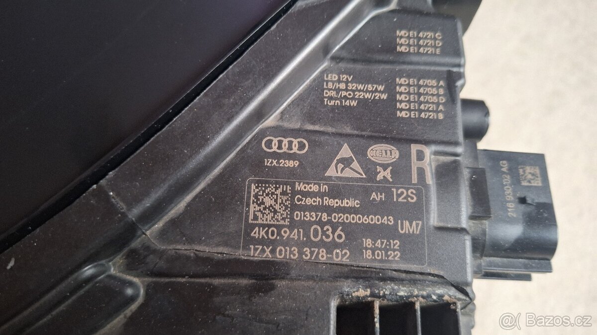 Světlo Audi A6 C8 Metrix - 8