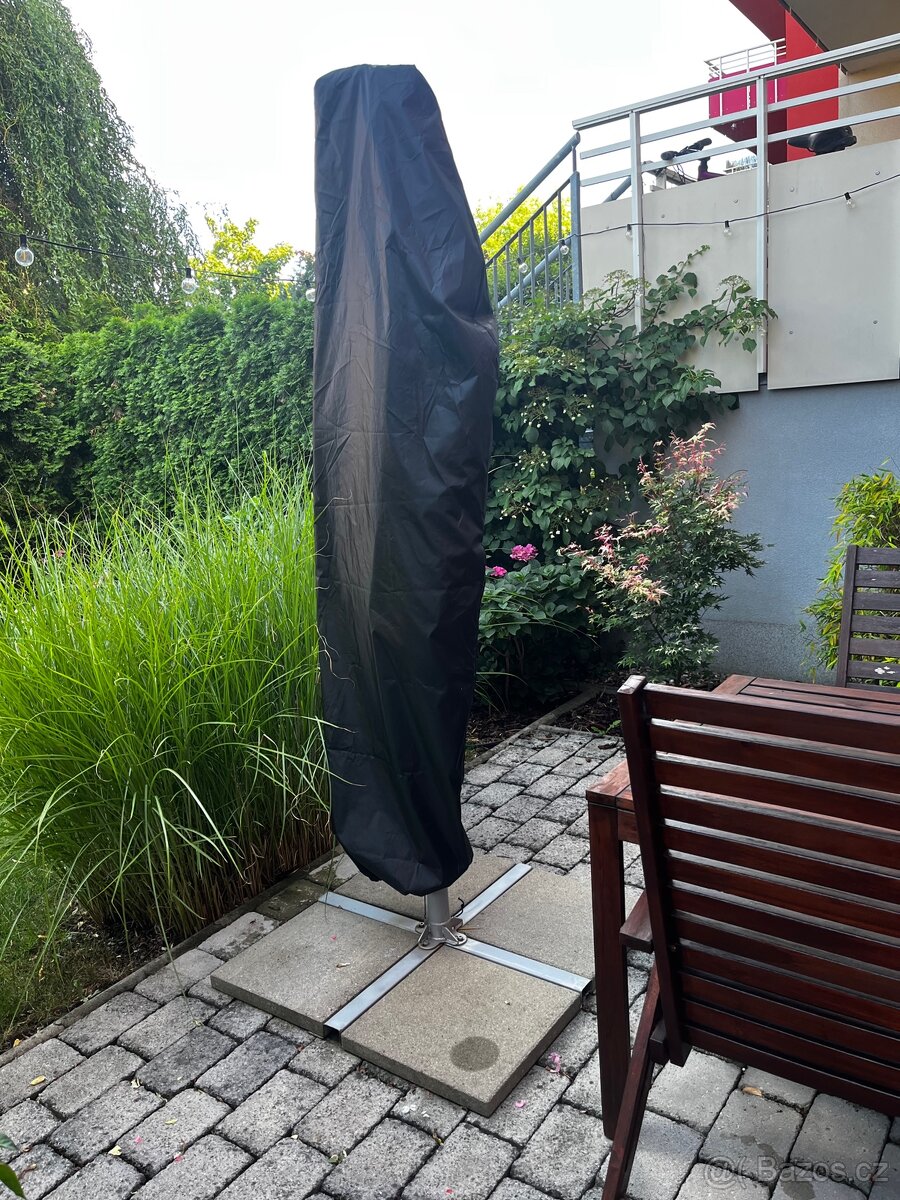 Slunečník Baggon bílý - 8