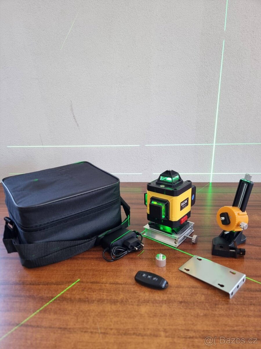 Prodám nový 4D 16 liniový křížový laser HILDA +příslušenství - 8