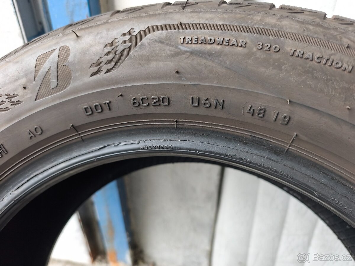 205/60 r16 letné pneumatiky Bridgestone 6,5-7mm - 8
