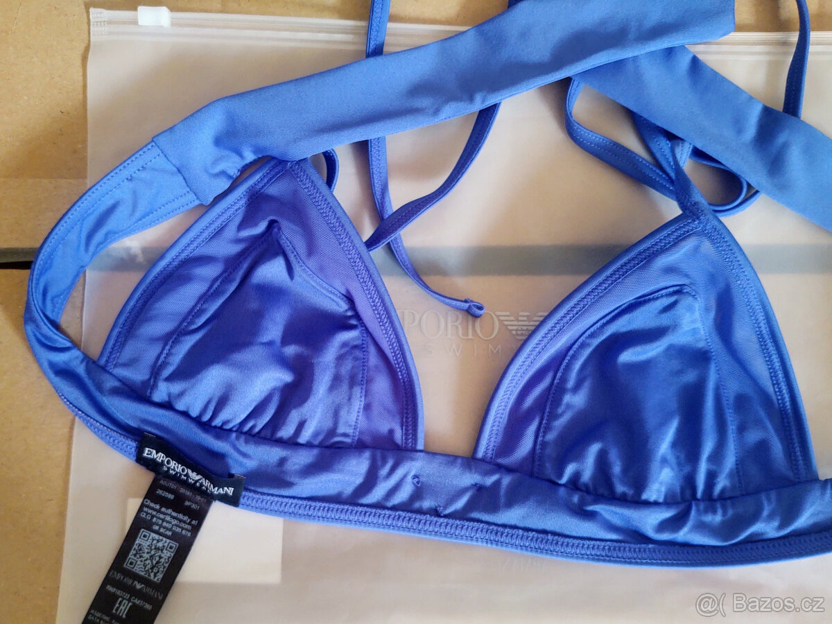 Bikiny EMPORIO ARMANI Royal blue - 100% nové, nezkoušené - 8