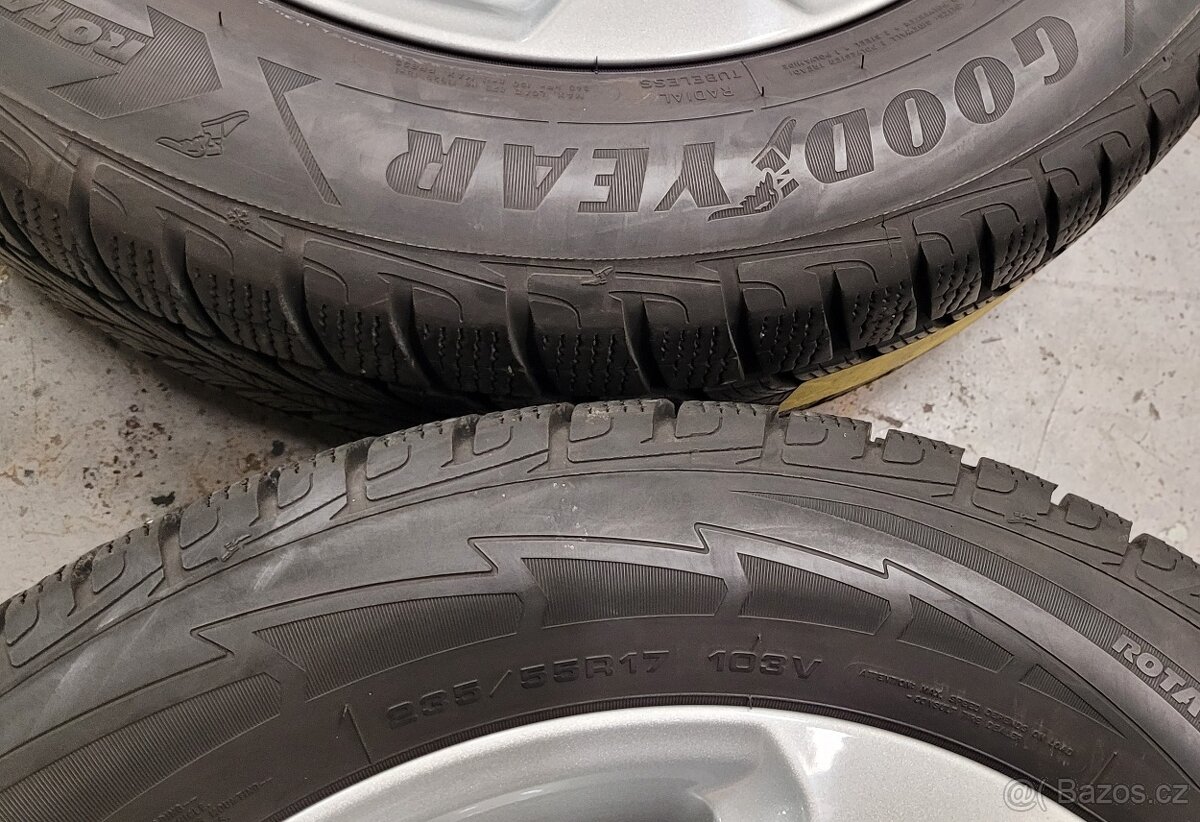 Ford S-max,Galaxy,17' alu disky,zimní GoodYear - 8