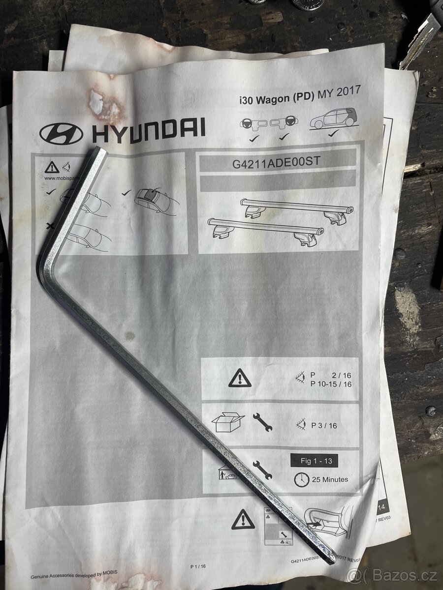 Střešní nosiče rakev střešní box Hyundai passat - 8