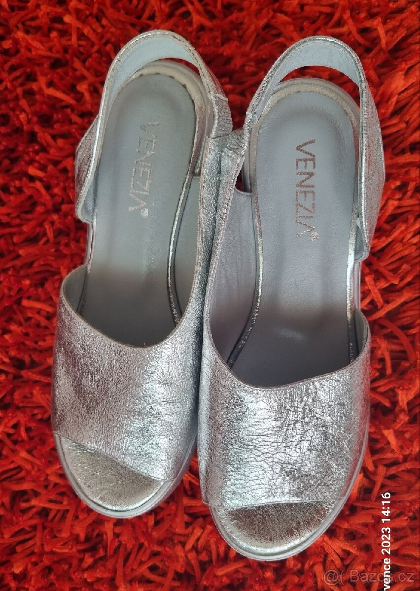 Sandály dámské nové, vel. 38 - 8