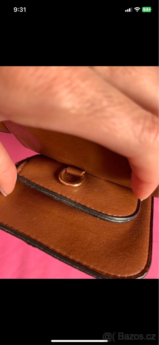 Krasna hneda kabelka Michael Kors - 8