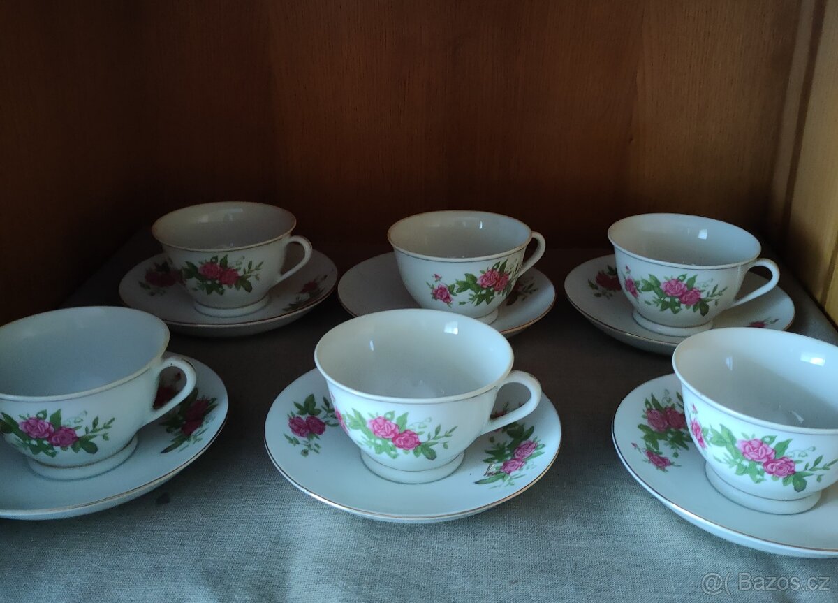 Hrnky na čaj, kafe, bylinky,šálky s podšálky - 8