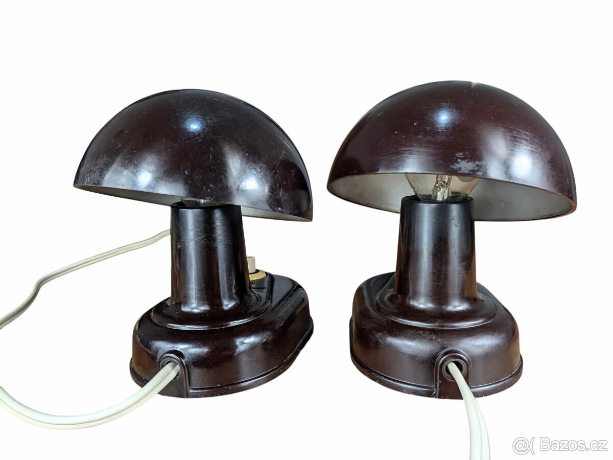 Funkcionalistická bakelitová lampička - Elektrosvit - 8