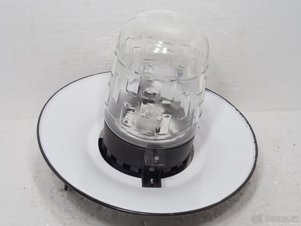 Smaltované nástěnné stropní retro světlo Industrial - 8