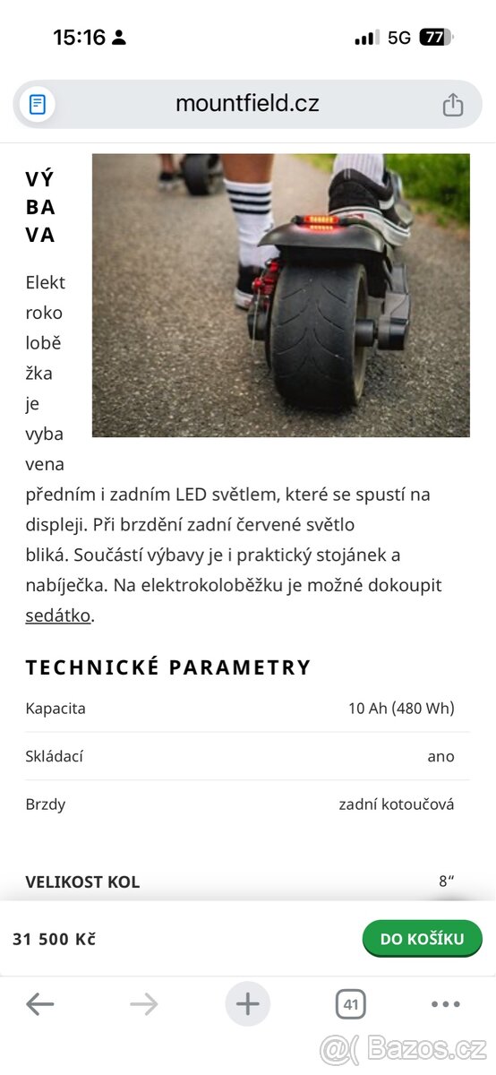 Elektrokoloběžka MTF Max 2 - 8