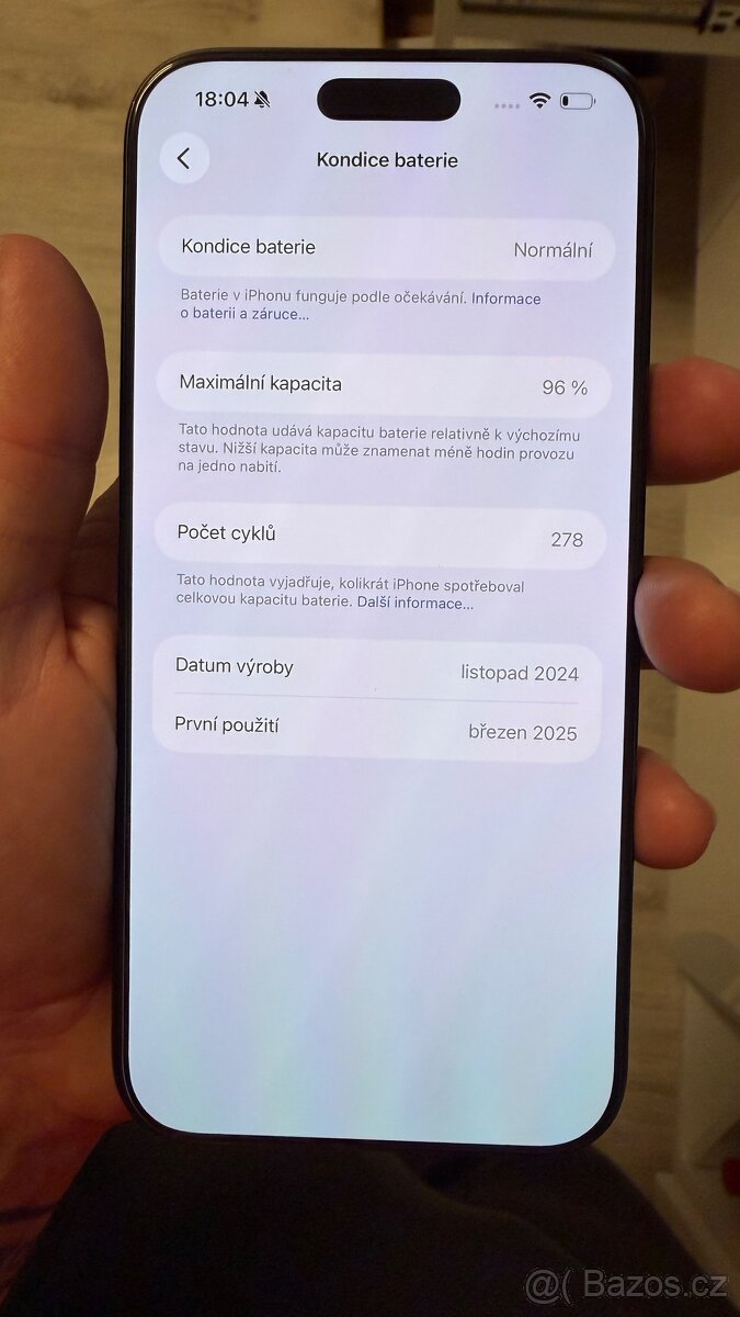 IPhone 16 Pro Max 256gb titanium black -záruka - 8