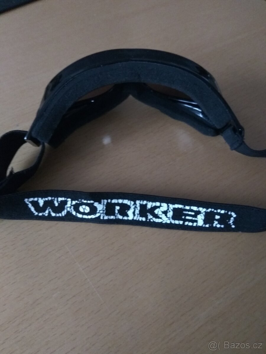 Dětské lyžařské brýle zn. WORKER - černé - 8