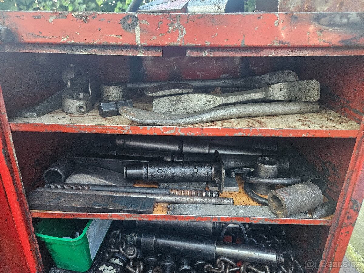 Hydraulický karosářský vozik s nářdím - 8