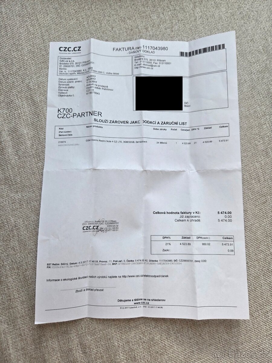 Xiaomi Redmi Note 4 CZ LTE, 3GB/32GB černá - 8