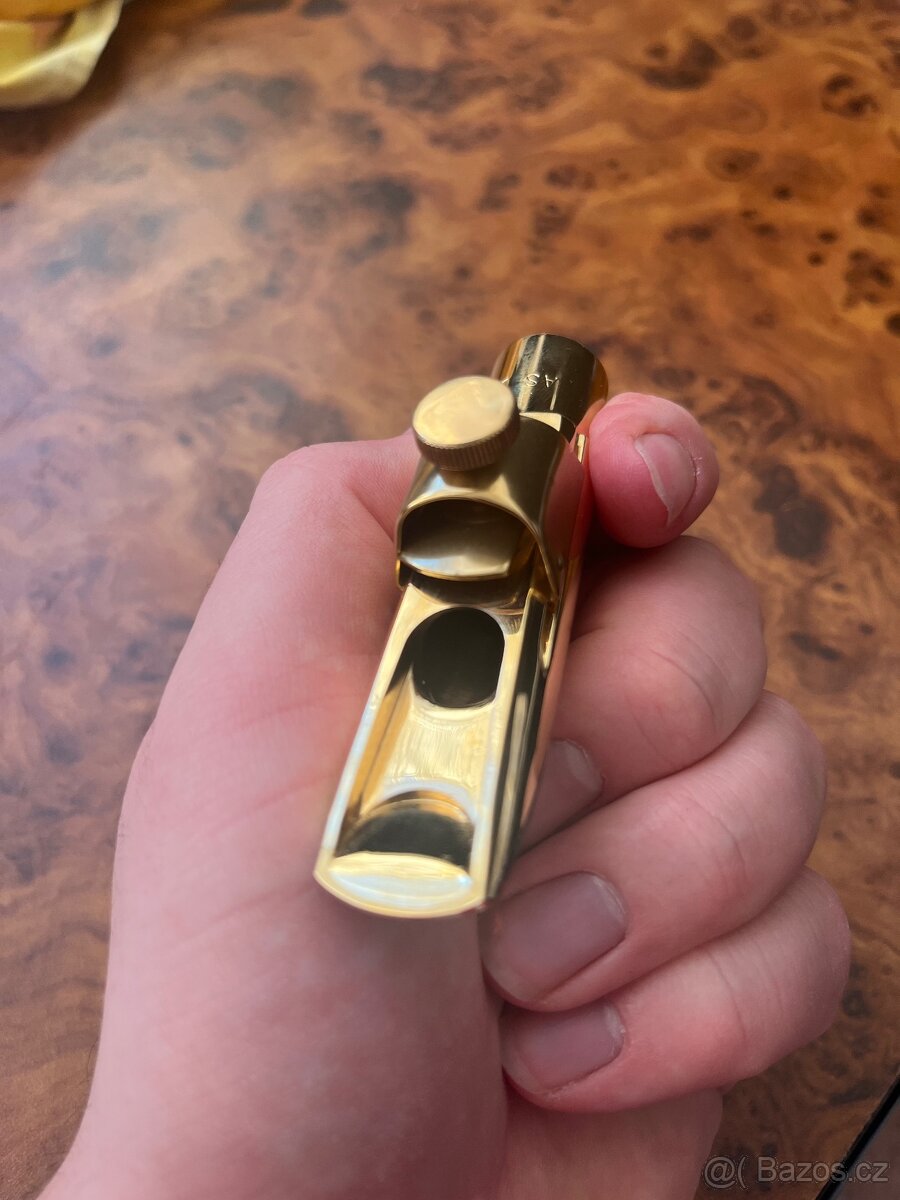 Predám vintage raritnú hubicu Zinner select 9 alt saxofón - 8