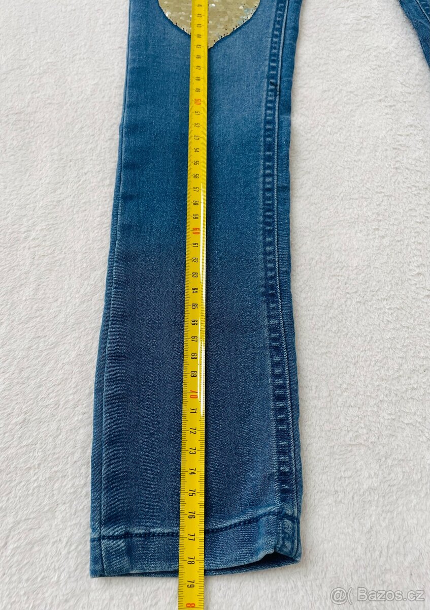 Dívčí riflové kalhoty - NOVÉ - 8