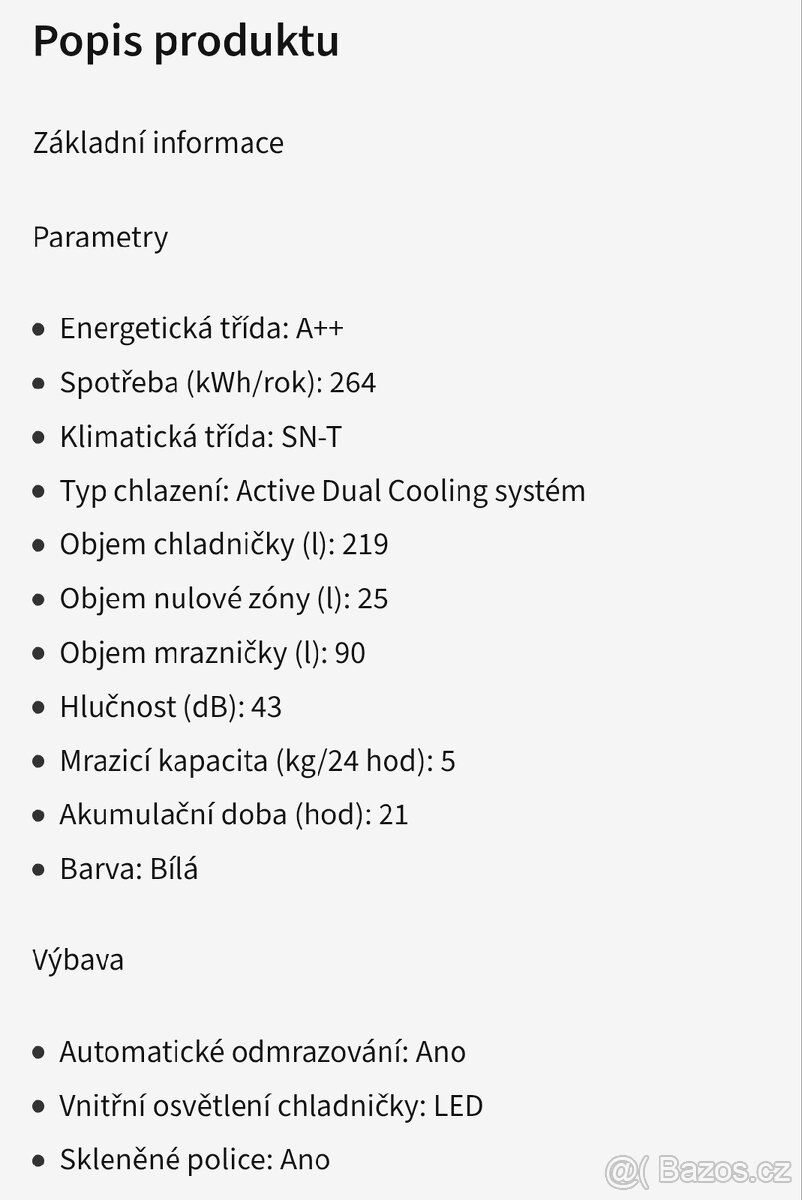 Lednice BEKO A++ NoFrost - 8