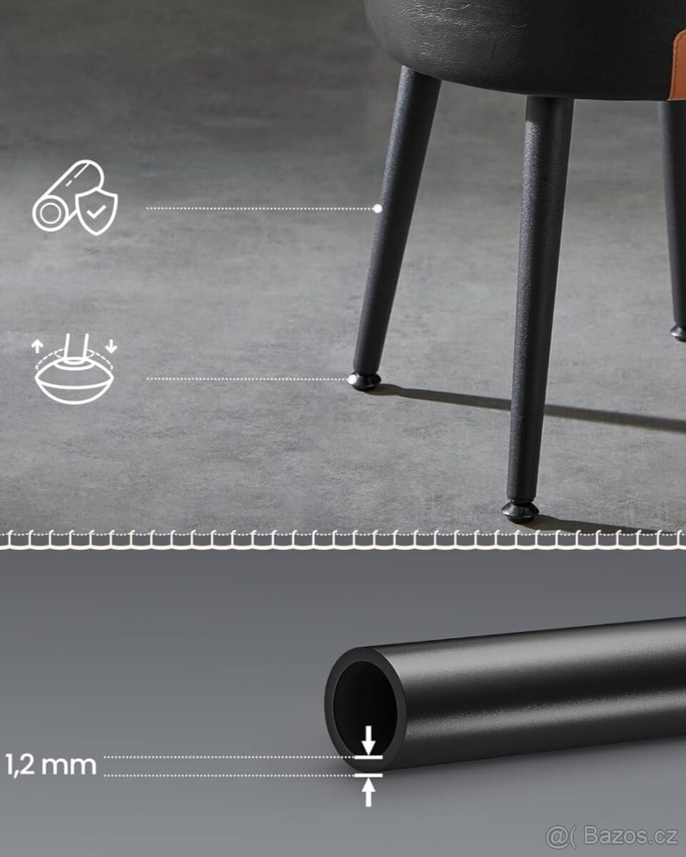 Nový taburet s úložným prostorem Vasagle - 8