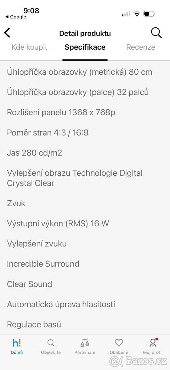 TV Philips 32PHS4131 - 8