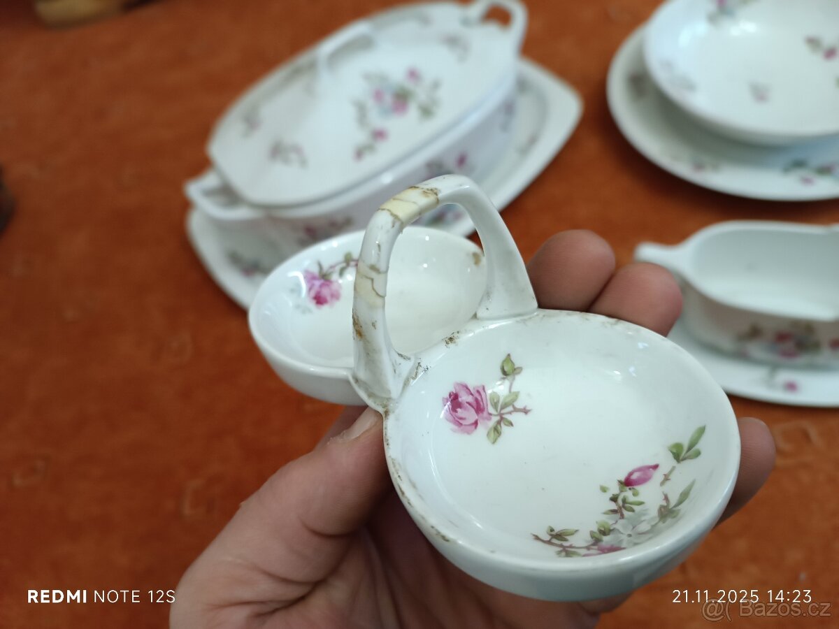 Karlovarský porcelán Epiag polévková mísa omáčník - 8