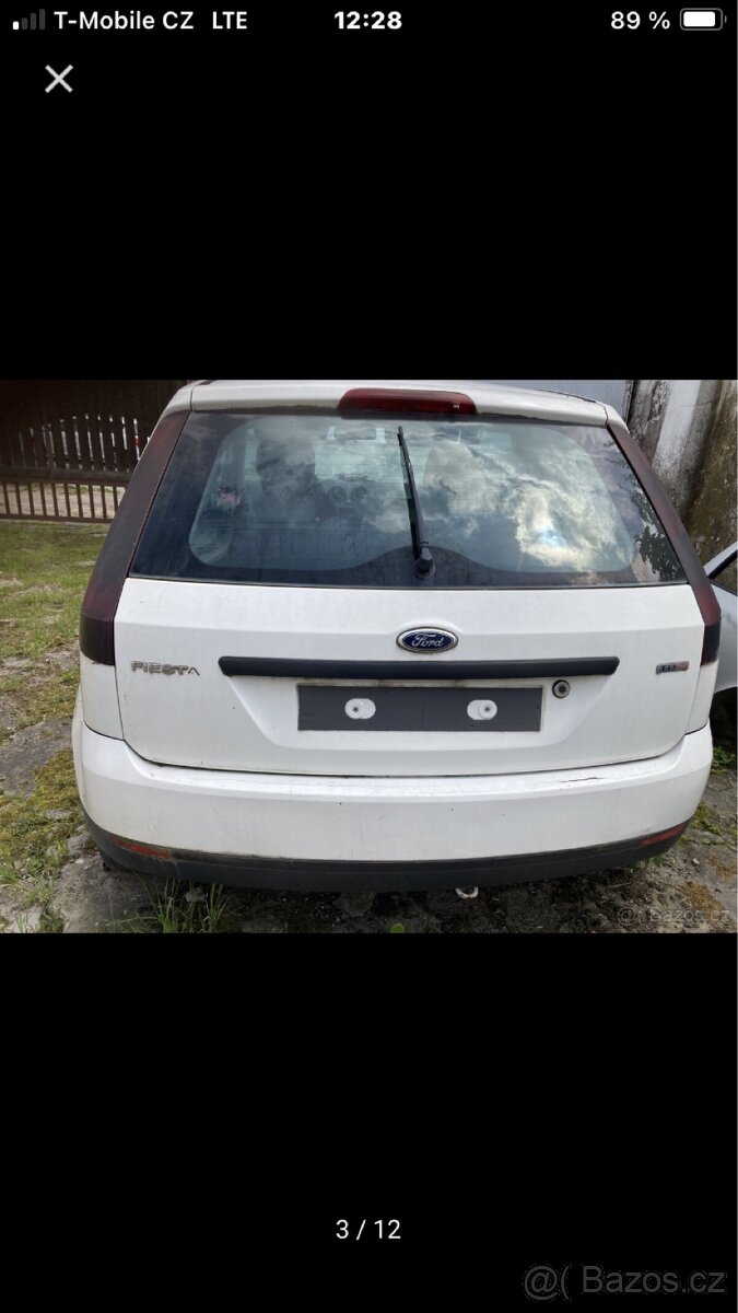 FORD Fiesta 1,4Tdci , zadní vrata na 5dver . Dohodou - 8