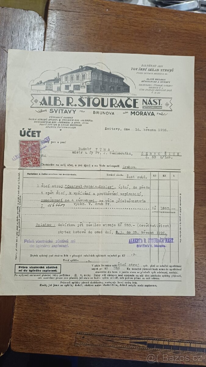 Starožitný šicí stroj 100 let starý - 8