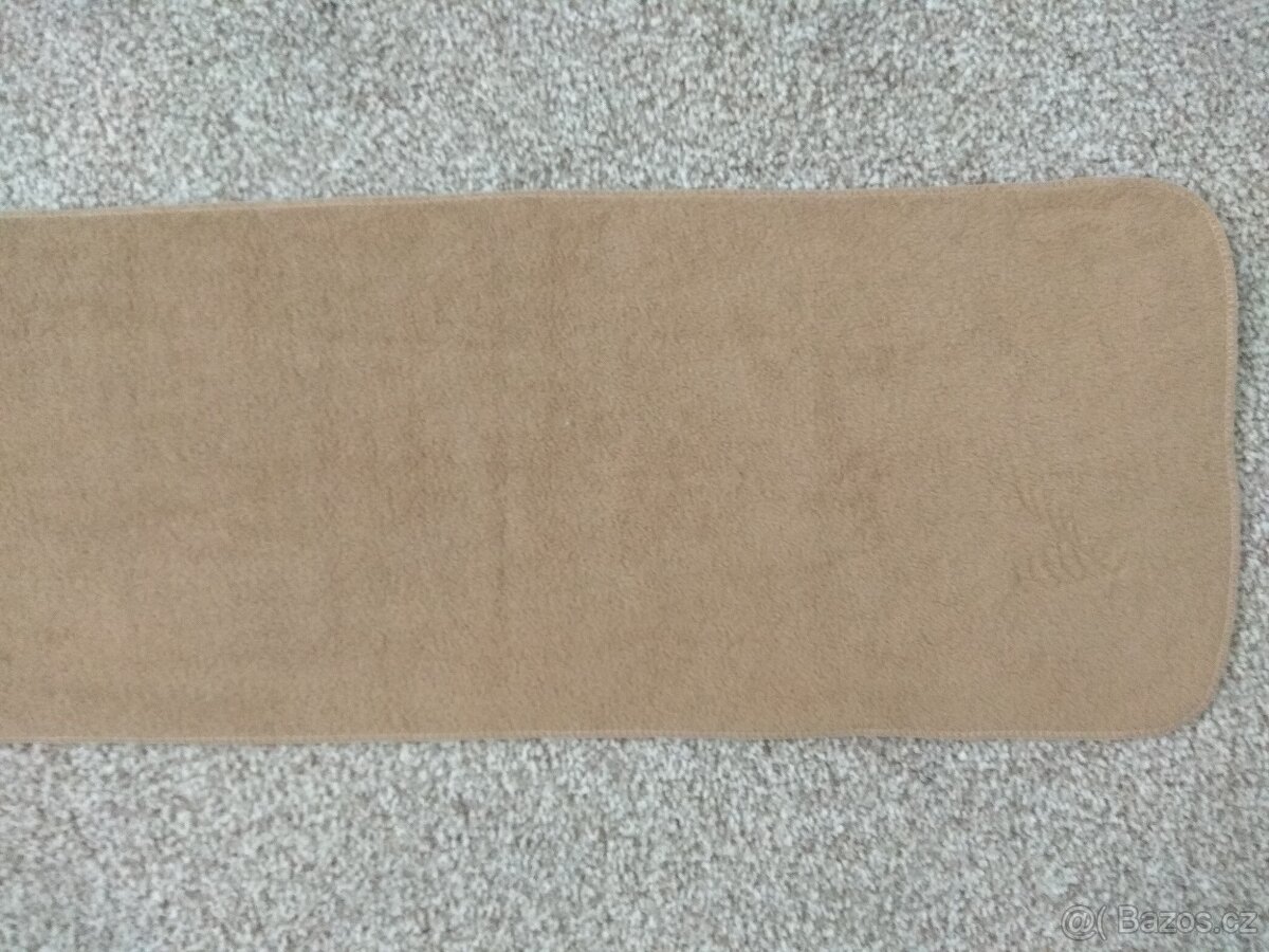 Nová unisex zimní šála - příjemný materiál, béžová, 150 cm - 8