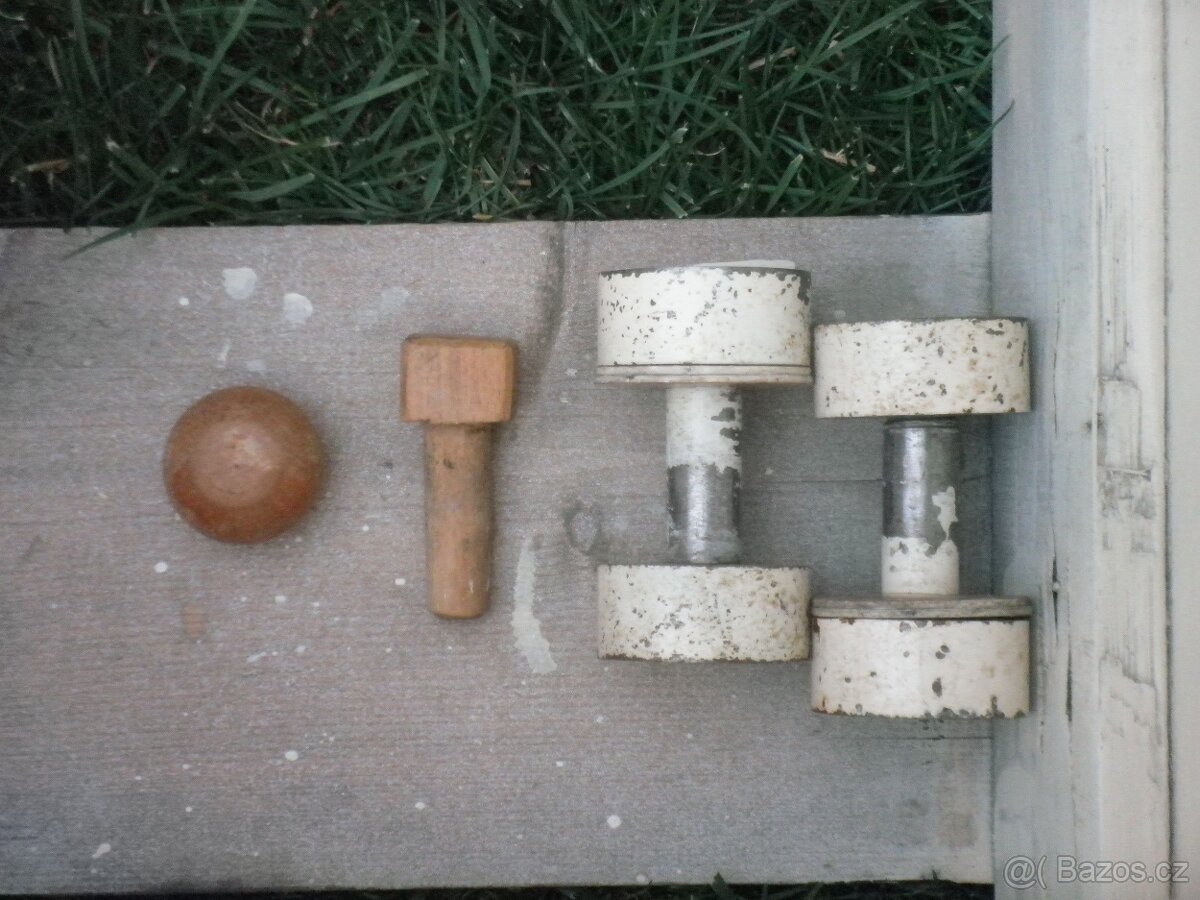 Kolébka dřevěná retro, slamníček a záclonka, 10 x foto - 8